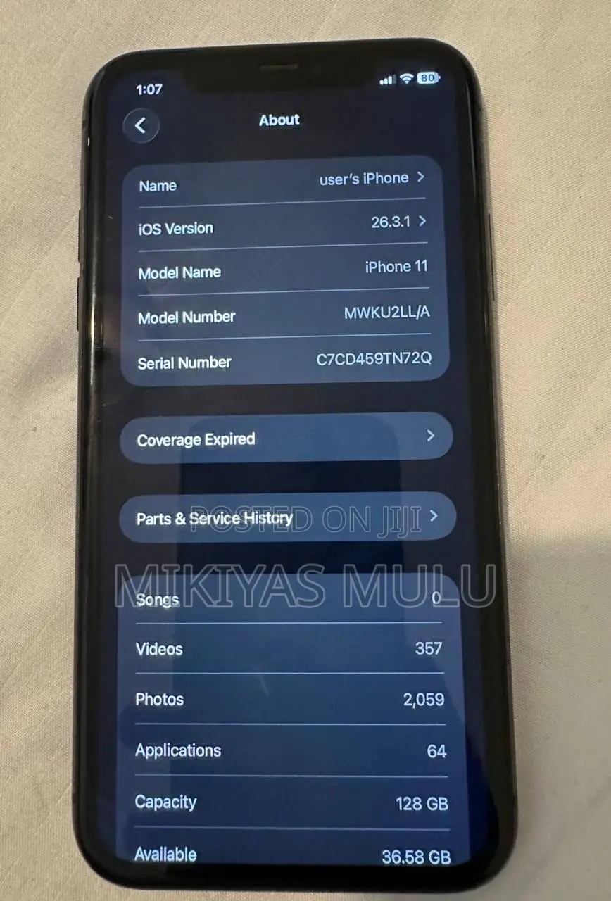 Apple iPhone 11 128 GB Black