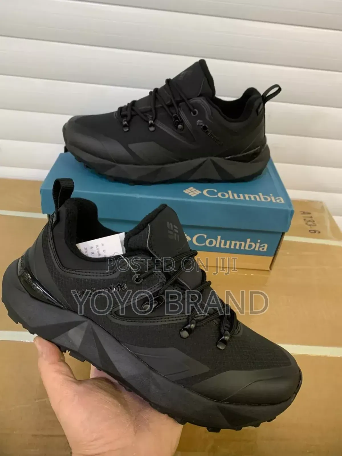 Columbia Facet 60 Out Dry Hiking "Triple Black "Fashion Sneaker