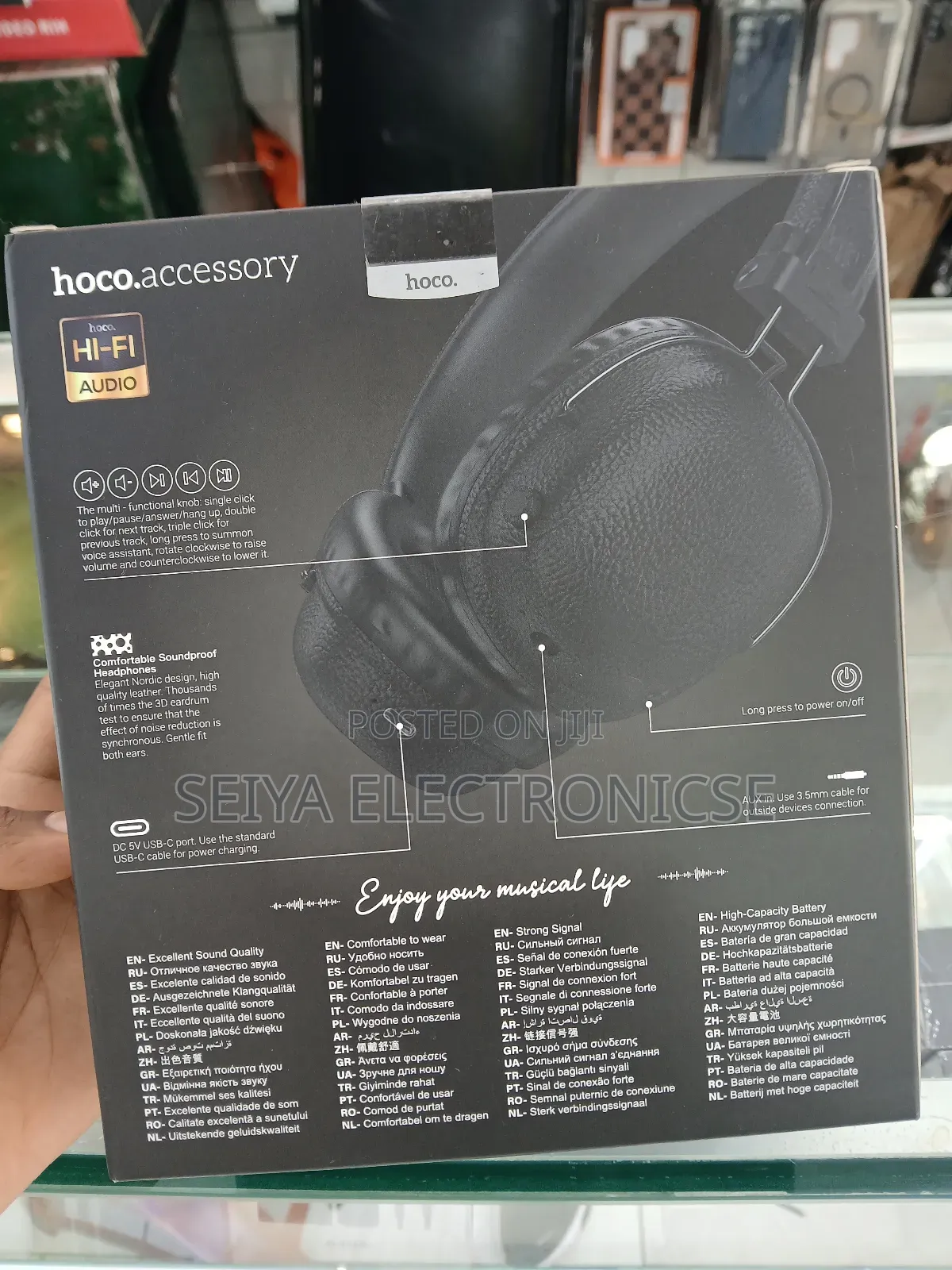 Hoco W64 Wireless Bluetooth at Headphones, Headphones