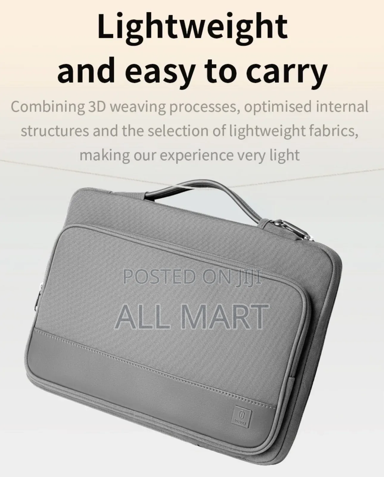 Wiwu Cozy Classic Laptop Sleeve Bag