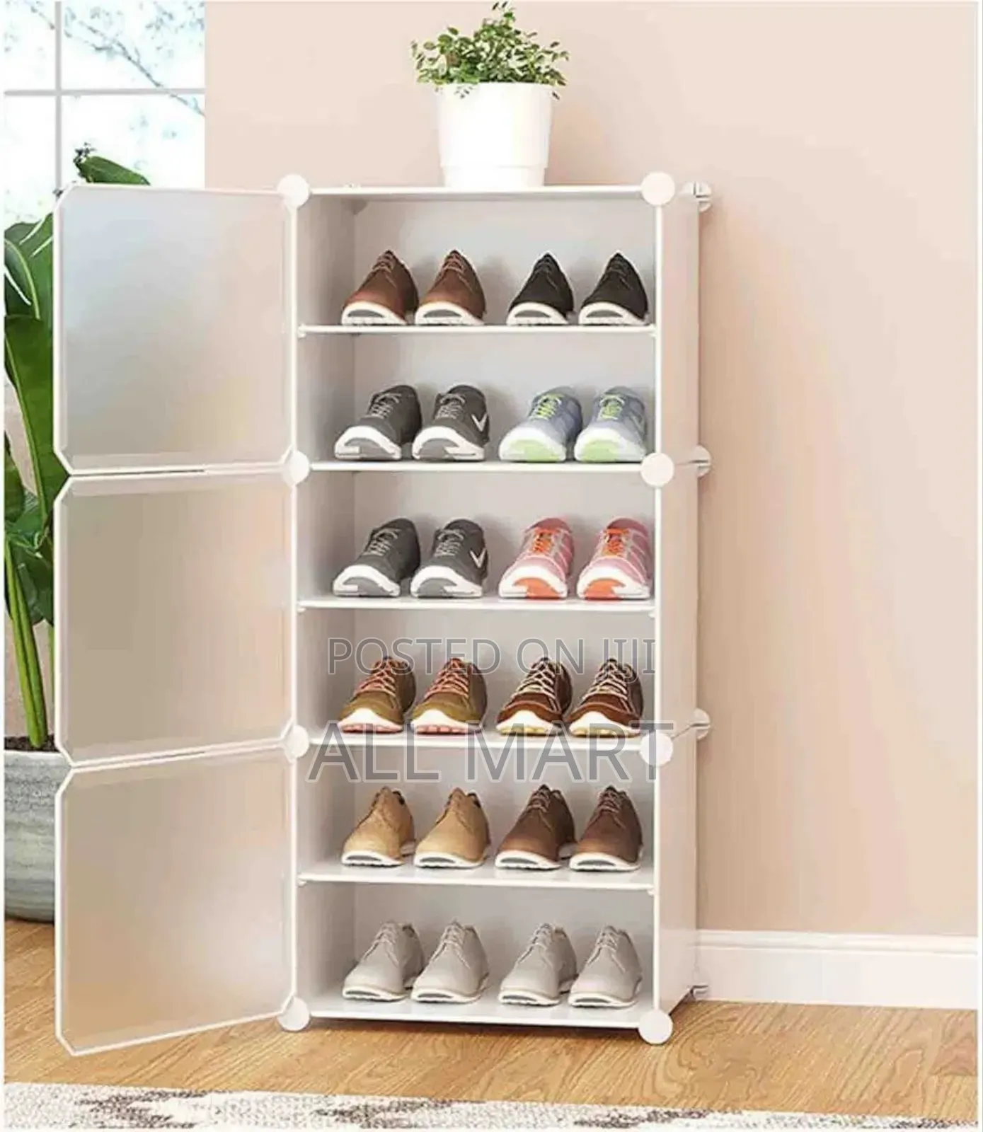 Plastic Cube Shoe Rack