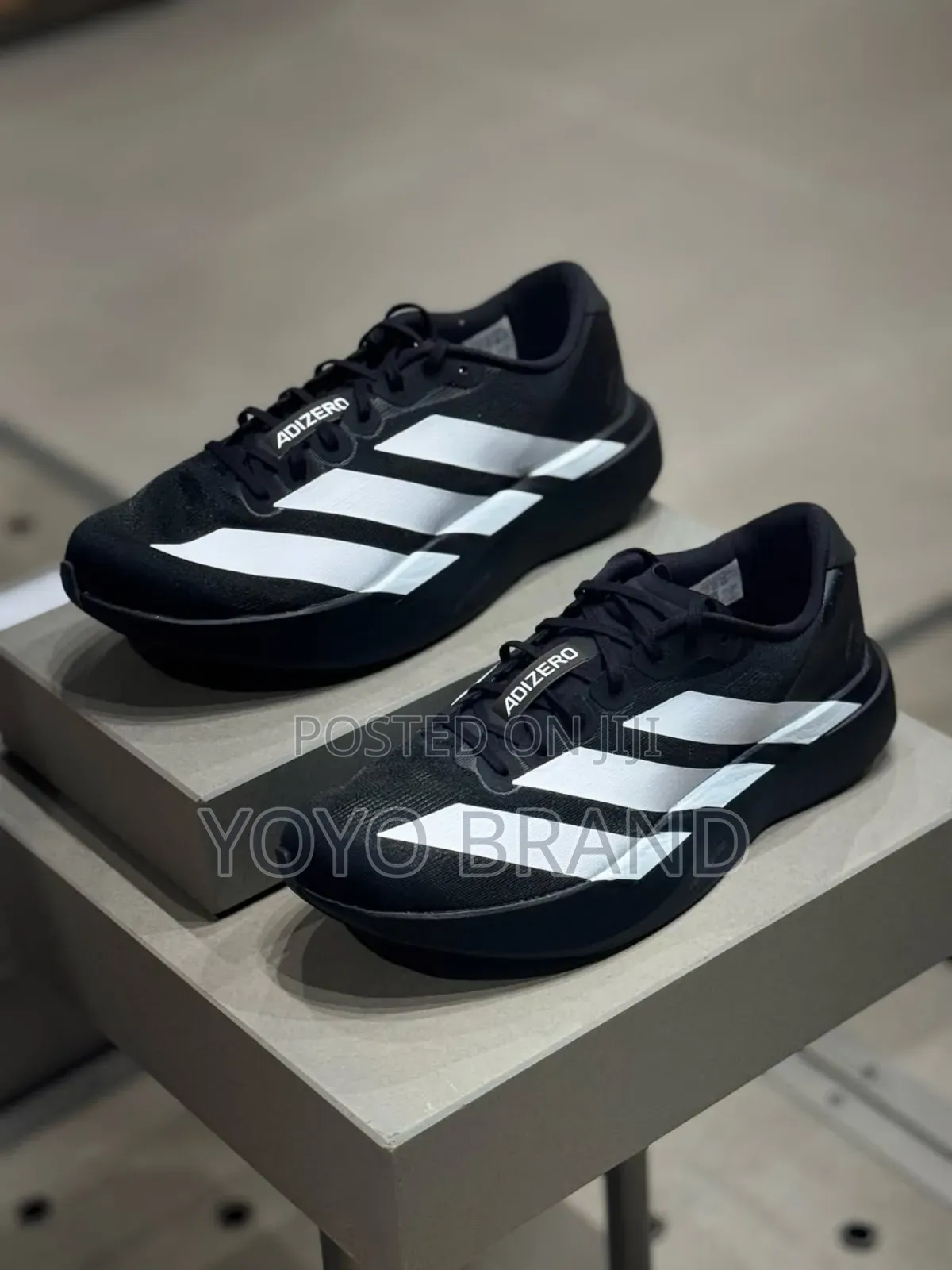 New Arrival Adidas Adizero Evo Sl Running Black/White Unisex Sneaker