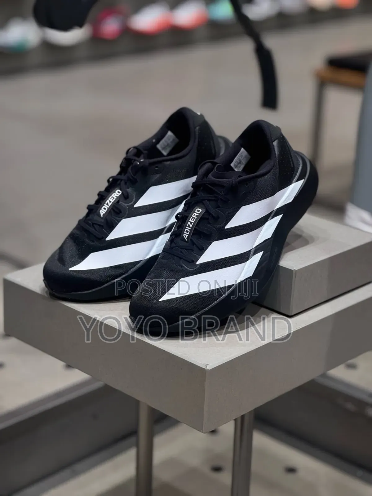 New Arrival Adidas Adizero Evo Sl Running Black/White Unisex Sneaker