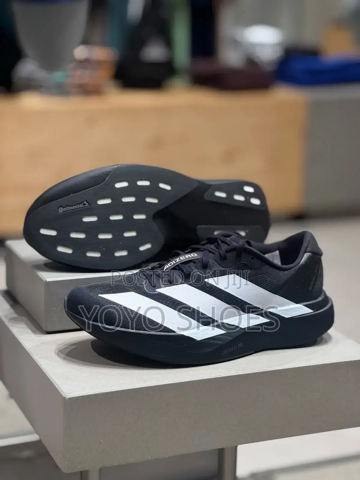 New Arrival Adidas Adizero Evo Sl Running Black/White Unisex Sneaker