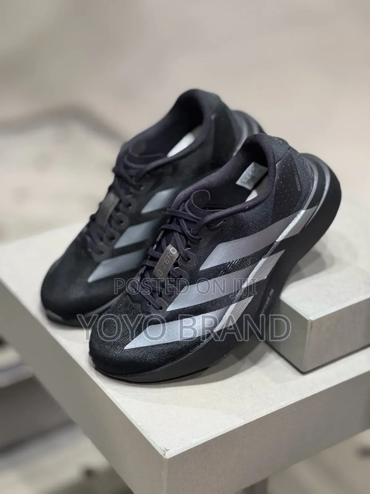 New Arrival Adidas Adizero Evo Sl Running White/Silver Fashion Sneaker