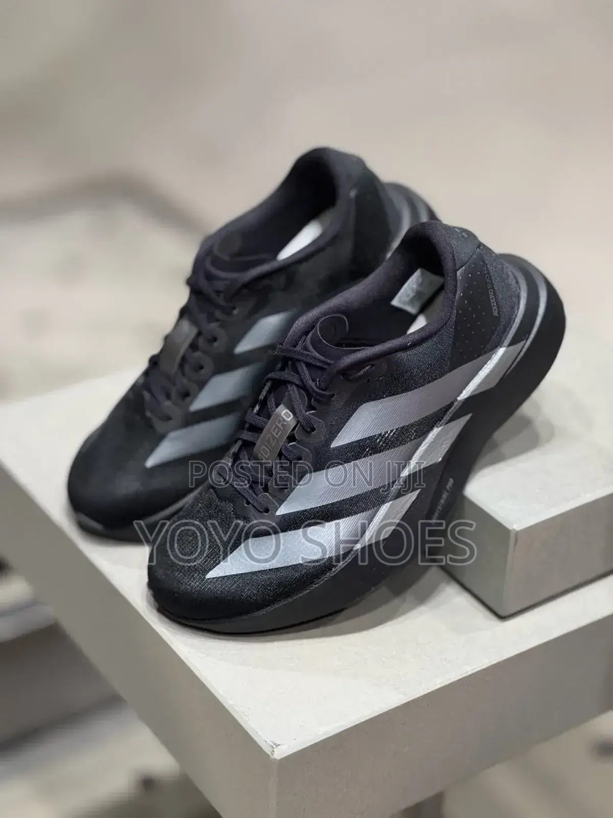 New Arrival Adidas Adizero Evo Sl Running White/Silver Fashion Sneaker