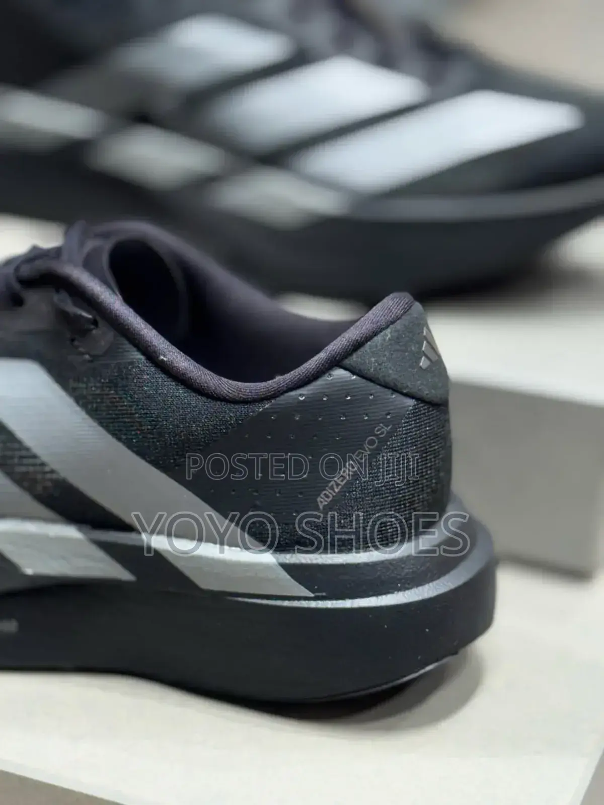 New Arrival Adidas Adizero Evo Sl Running White/Silver Fashion Sneaker