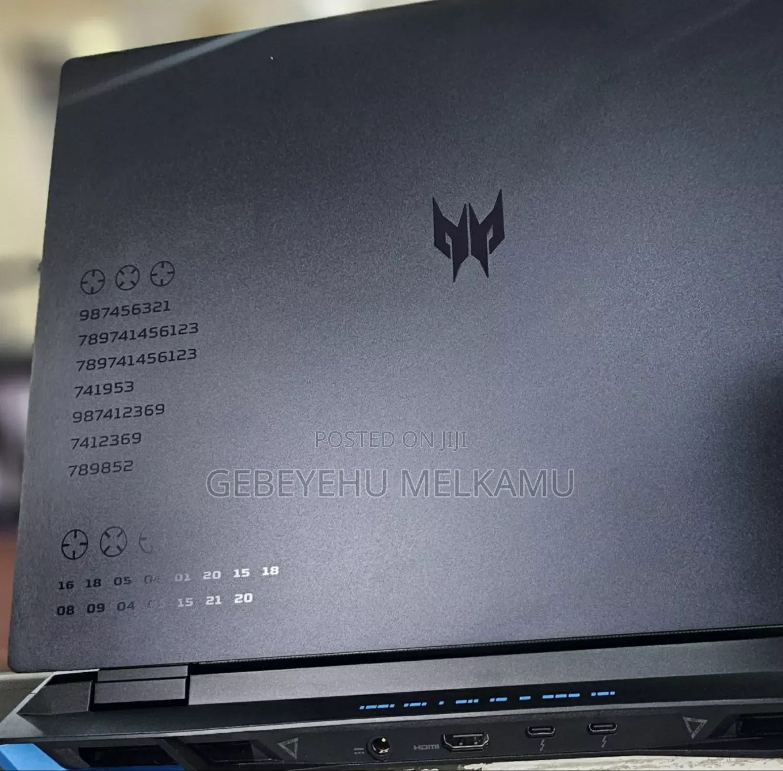 New Laptop Acer Predator Helios 300 16GB Intel Core i9 SSD 1T