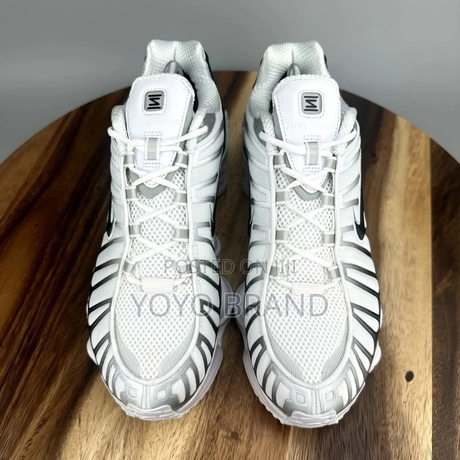 New Arrival.Nike Shox Tl White/Black Unisex Fashion Sneaker
