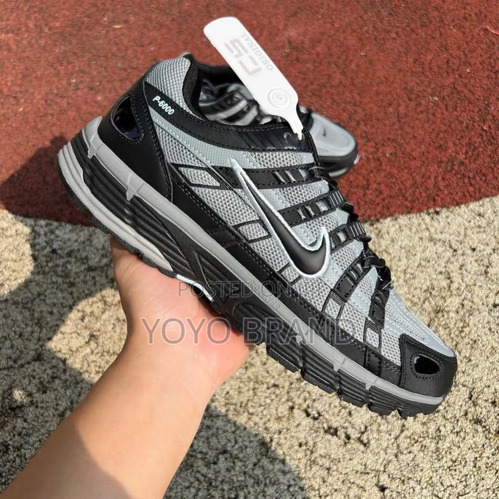 Nike P-6000 "Black Cool Gray"Unisex Fashion Sneaker Shoes