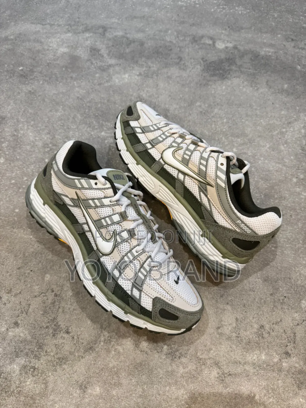 Nike P-6000"Light Army Cargo "Unisex Fashion Sneaker