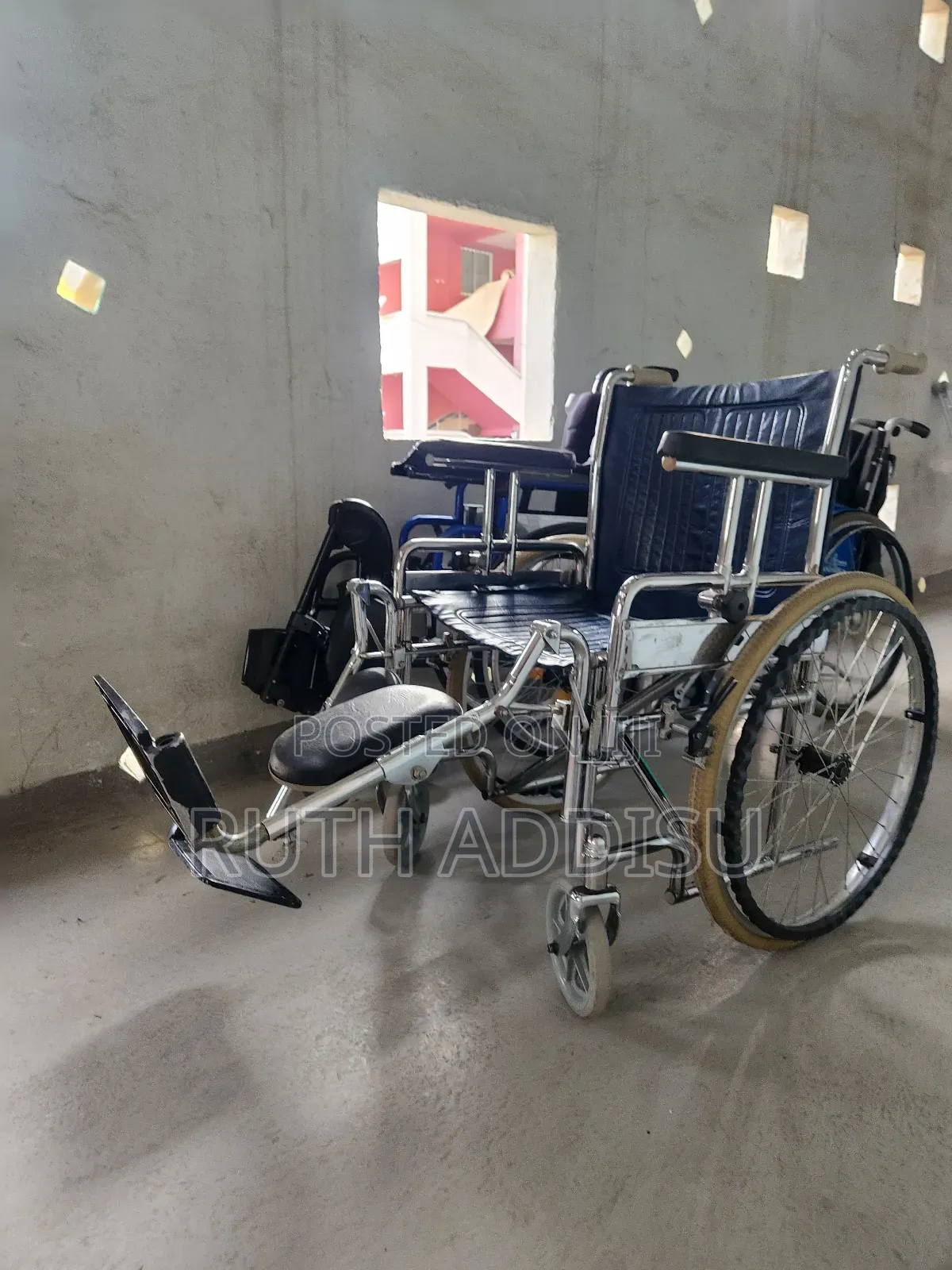 Wheelchair With Leg Rest European Standard Wheelchair Wilchir ዊልቸር