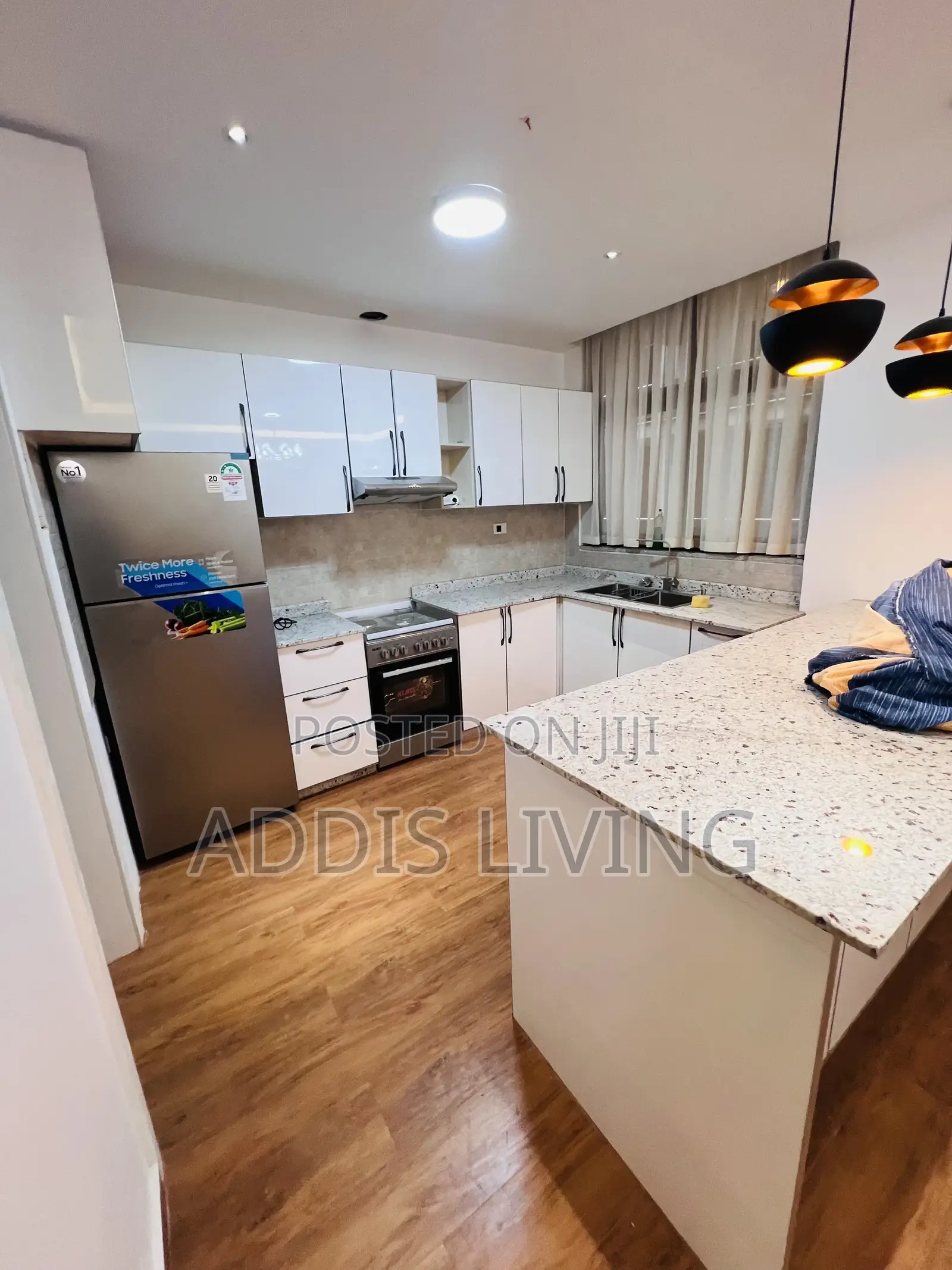 Furnished 3bdrm Apartment in Bole for rent