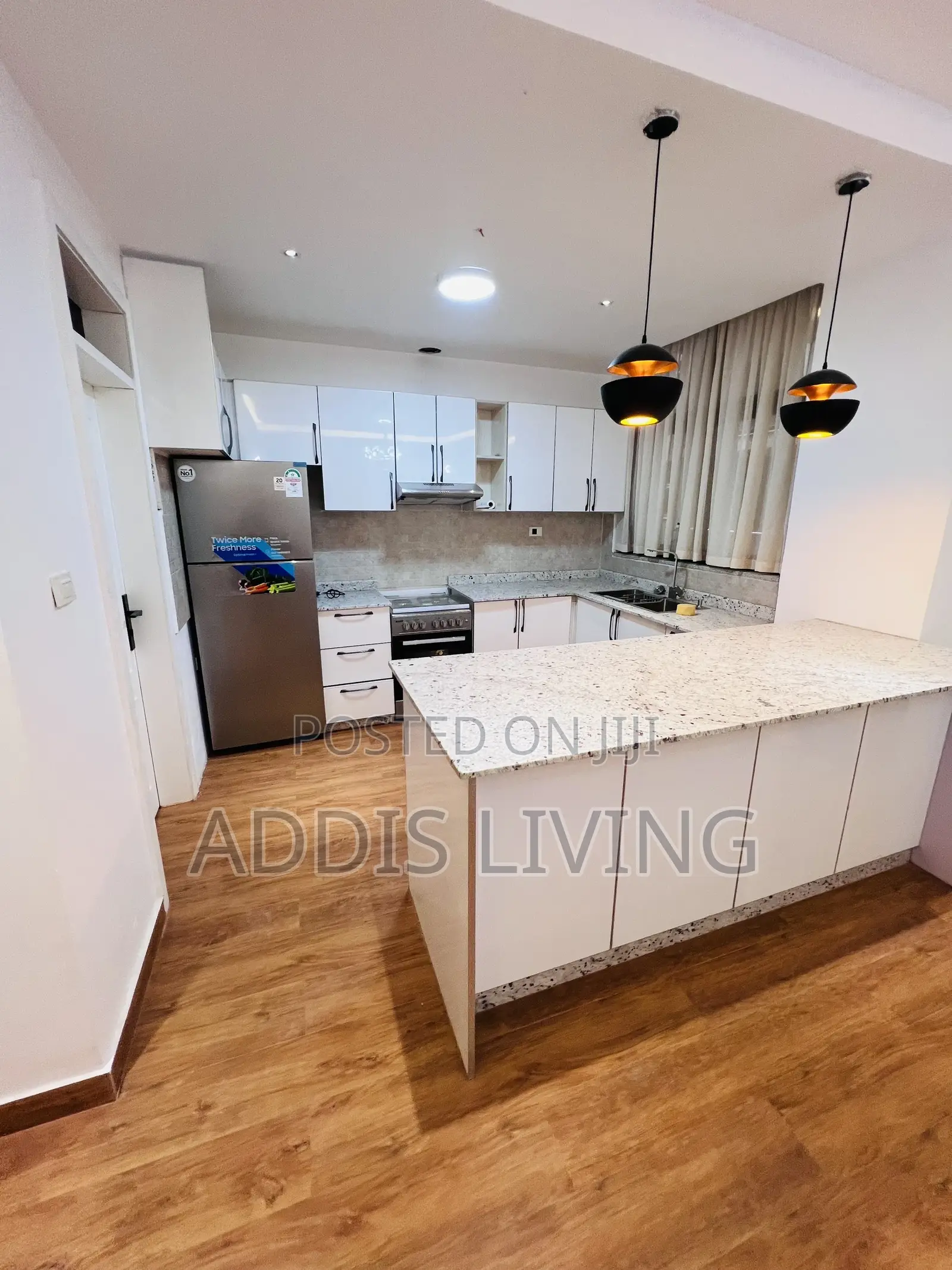 Furnished 3bdrm Apartment in Bole for rent