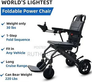 Lightweight Folding Electric Wheelchair for Adults Power Wheelchairs