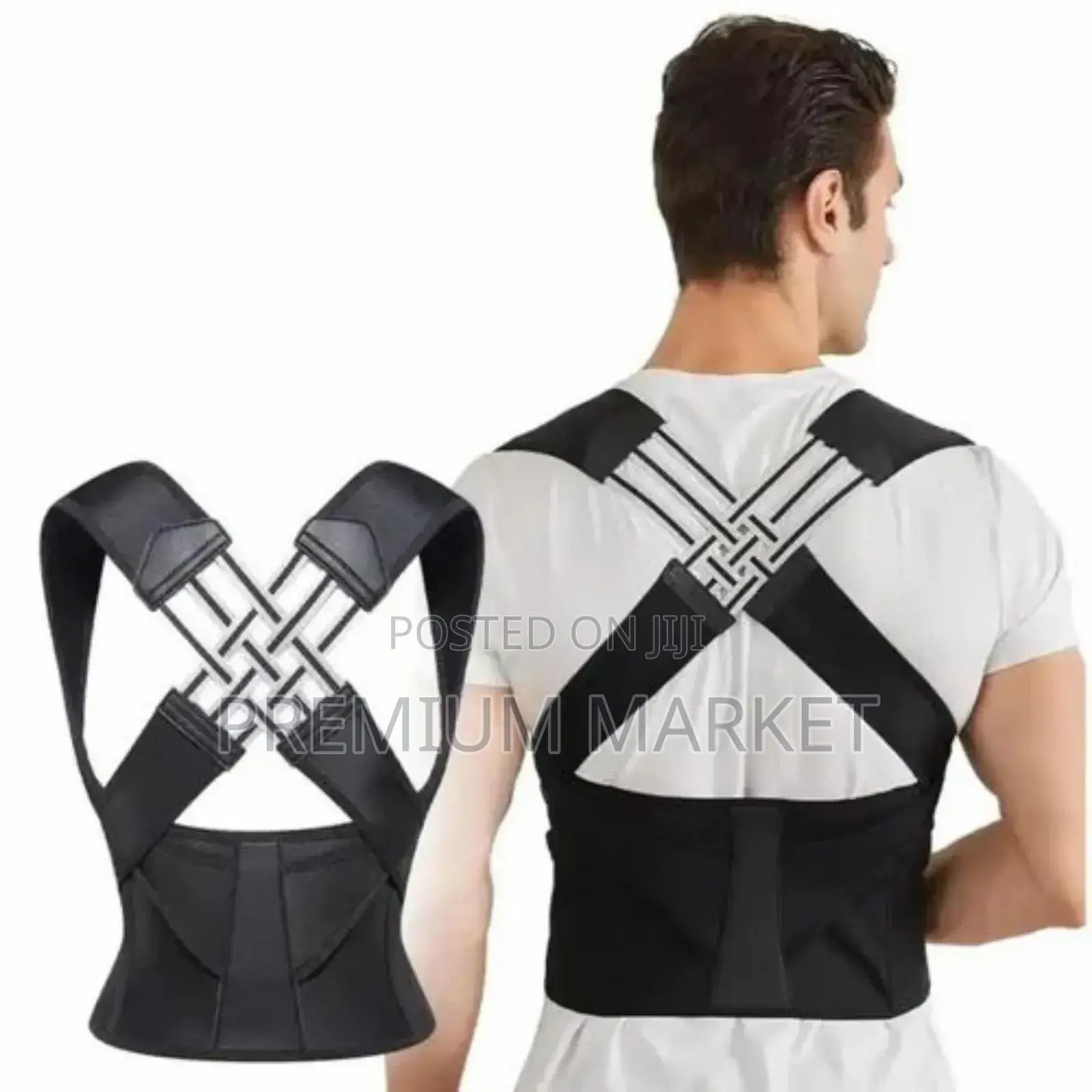 Posture Corrector Back Support Brace Belt የጀርባ ማስተካከያ