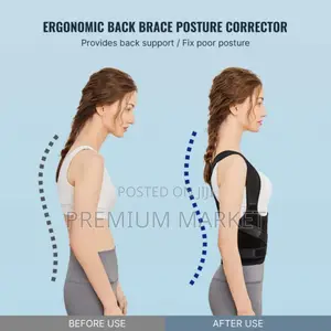 Posture Corrector Back Support Brace Belt የጀርባ ማስተካከያ
