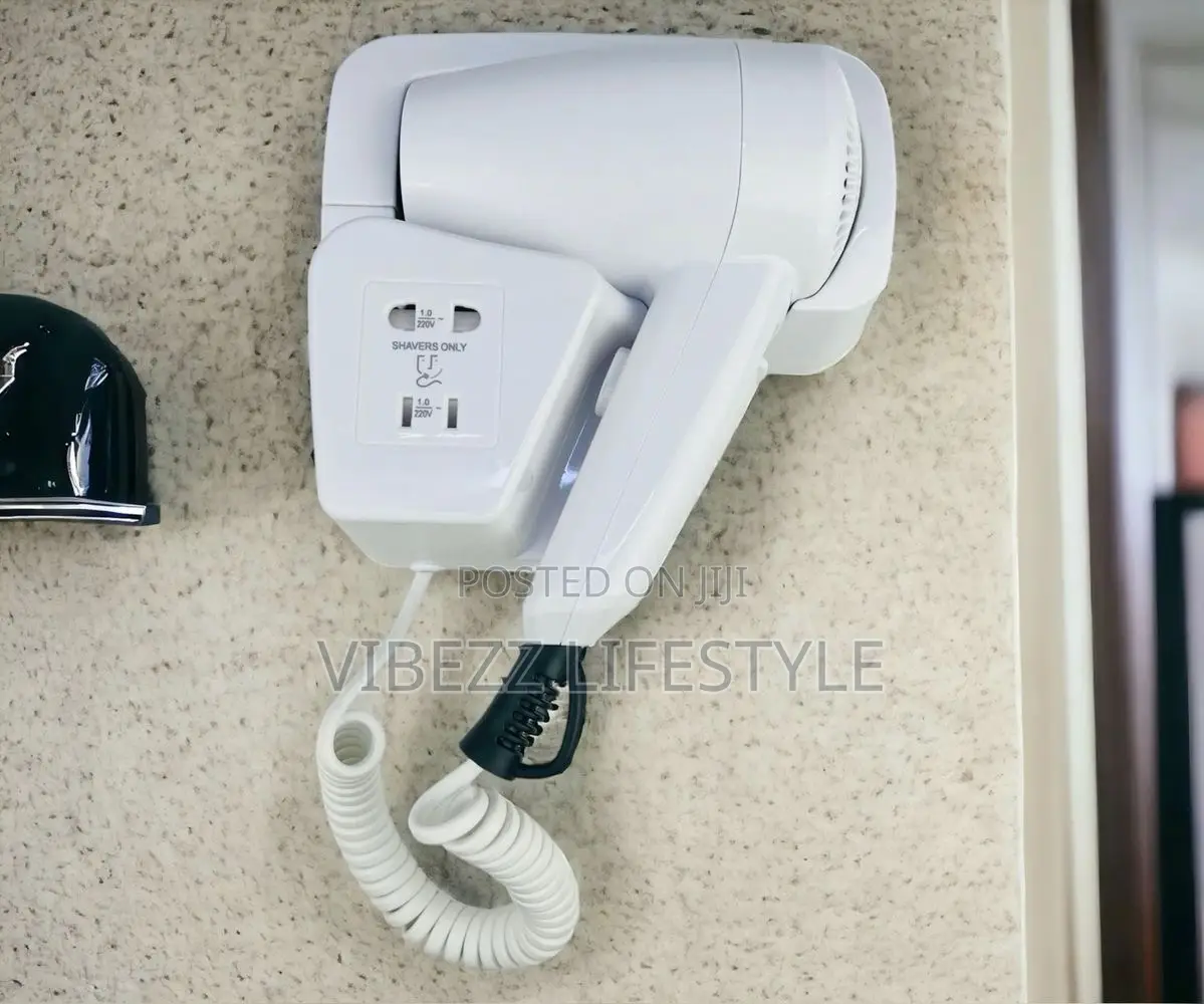 Wall Installed Hair Dryer