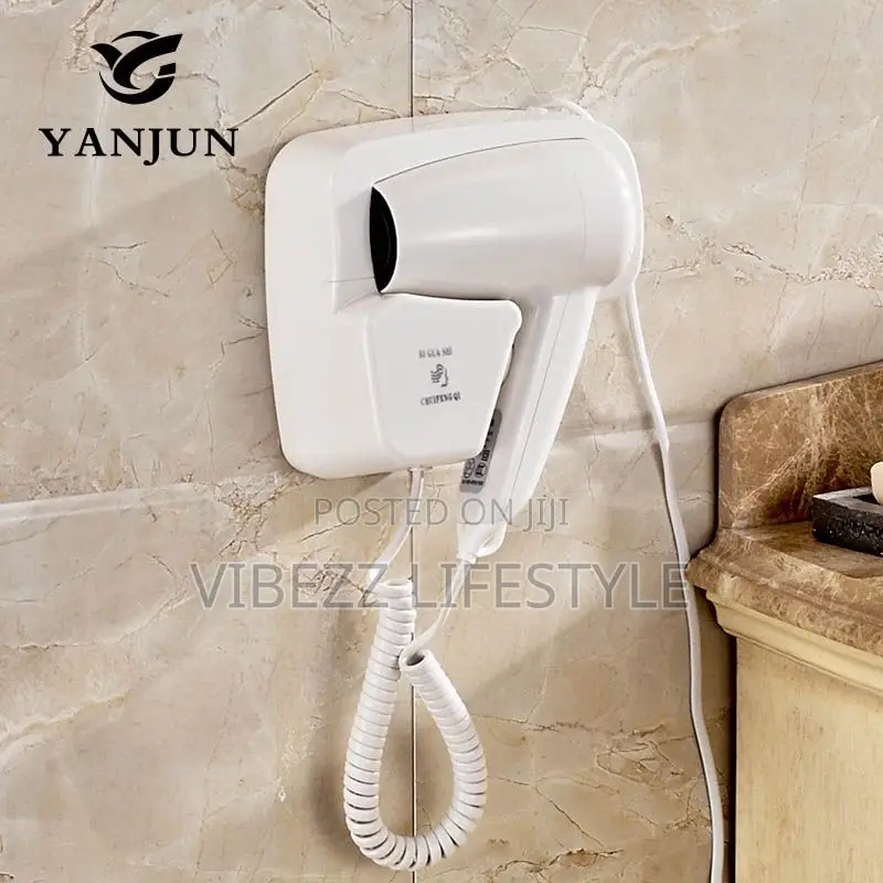 Wall Installed Hair Dryer