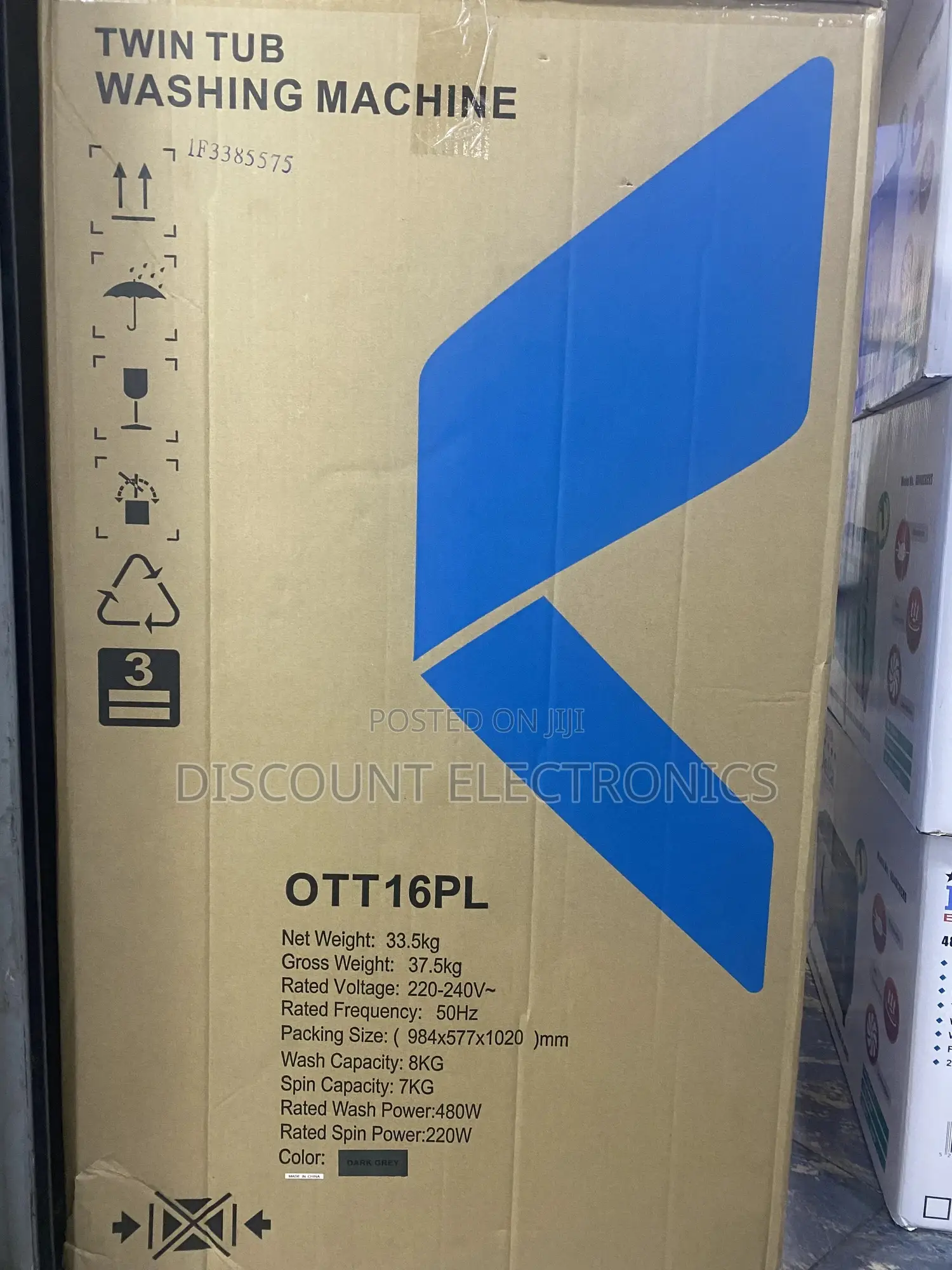 Orbit 16kg Twin Tub Triple Motor Washing Machine