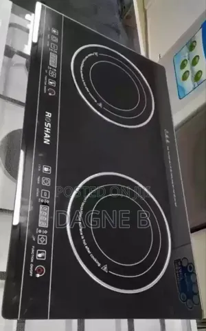 Roshan Double-Burner Digital Infrared Electric Stove ሮሻን ተች ስቶቭ ባለ 2