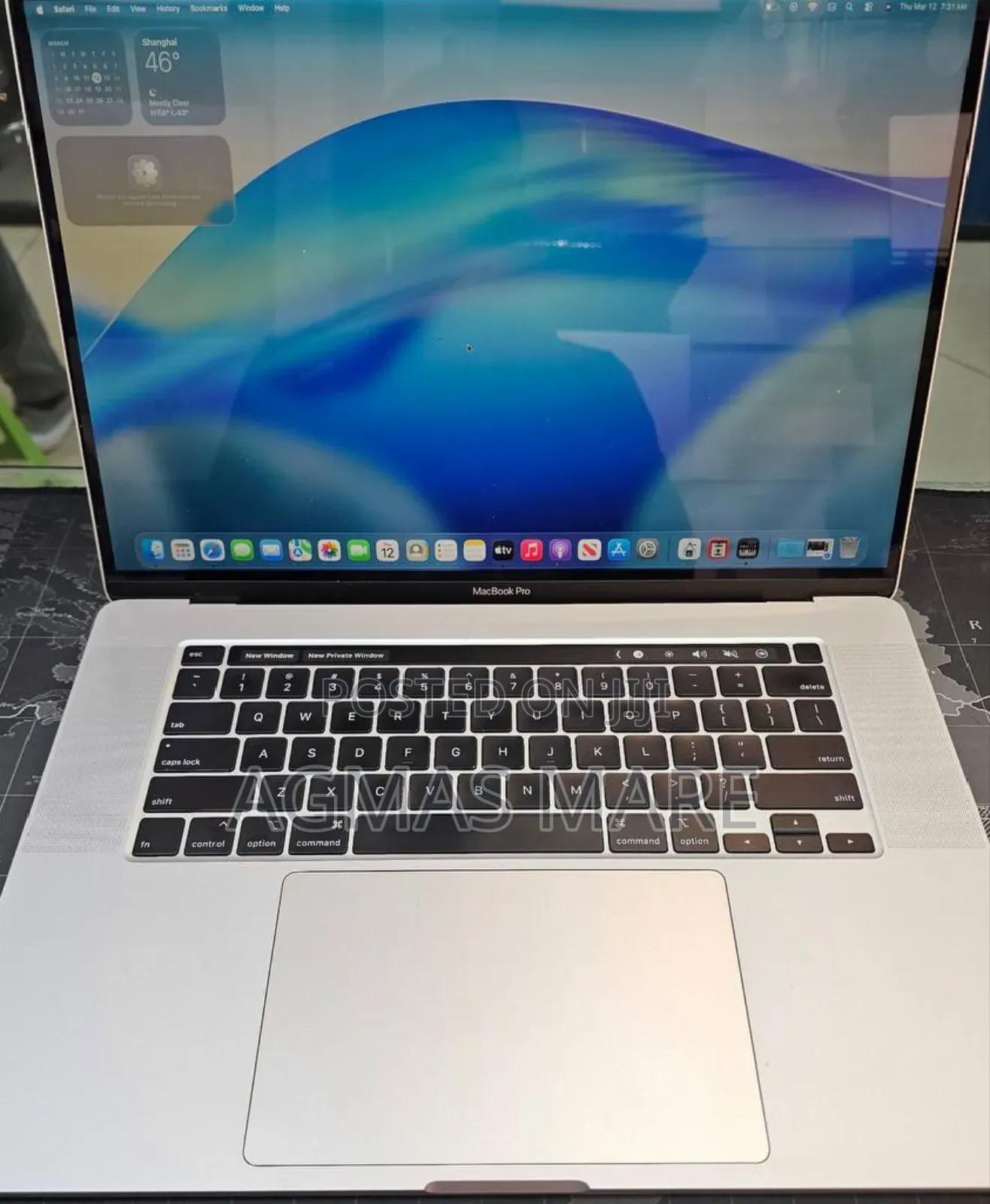 New Laptop Apple MacBook Pro 2019 16GB Intel Core i7 SSD 512GB