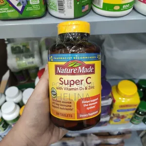 200 Tablets Super C With Vitamin D3 Zinc Helps Support Immune System