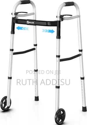 Vissco Dura Lite Foldable Aluminium Walker for Anti-Slip Rubber