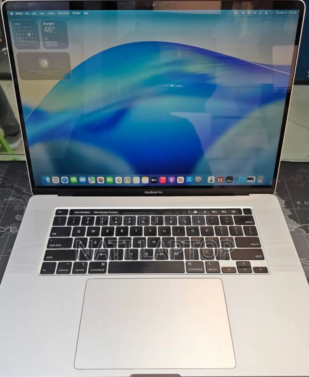 New Laptop Apple MacBook Pro 2019 16GB Intel Core i7 SSD 512GB