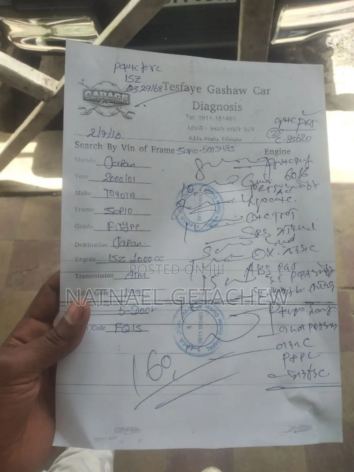 Toyota Vitz 2000 Silver