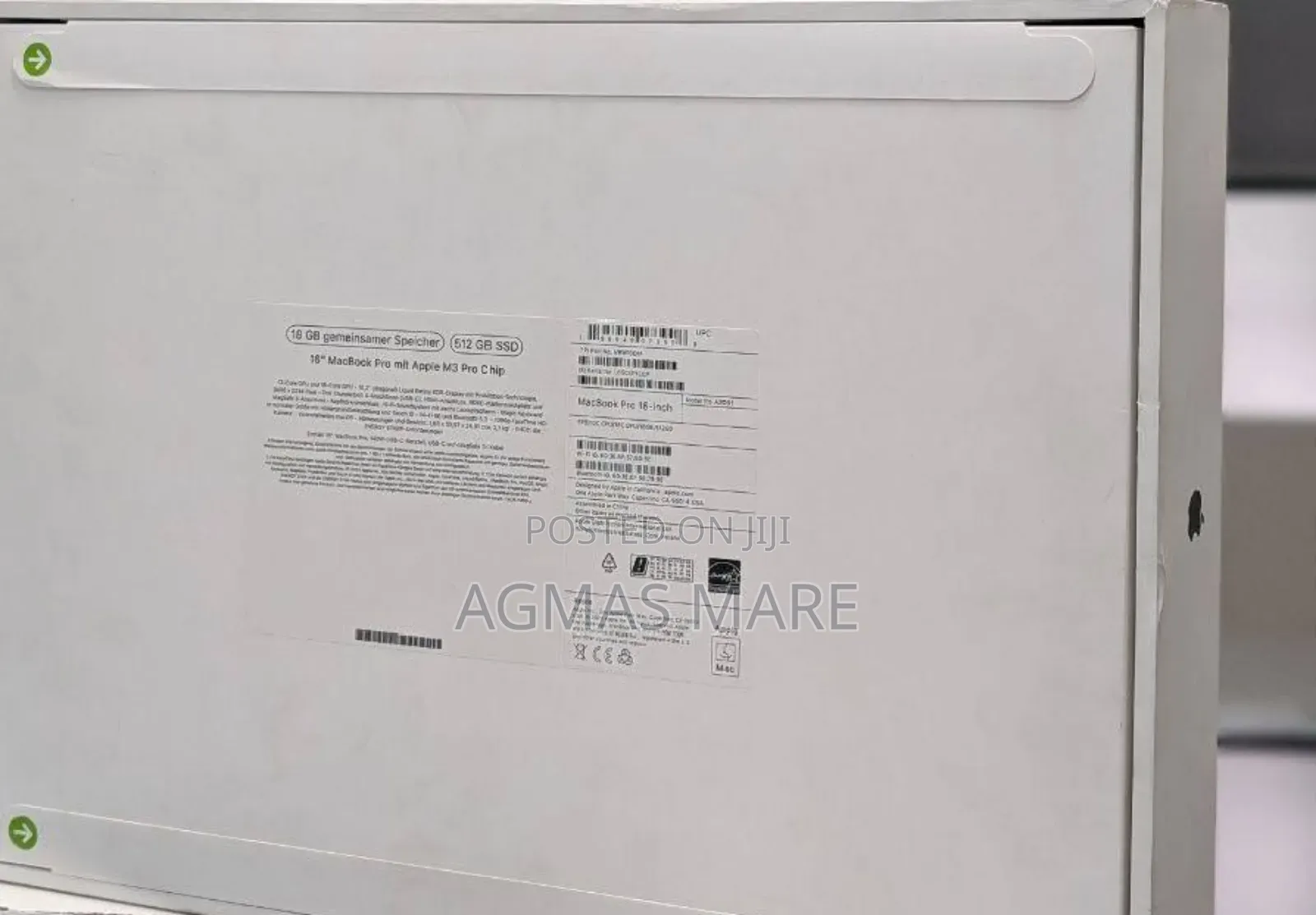 New Apple MacBook Pro 2023 M3 Pro 16-inch 32GB Apple M3 SSD 512GB