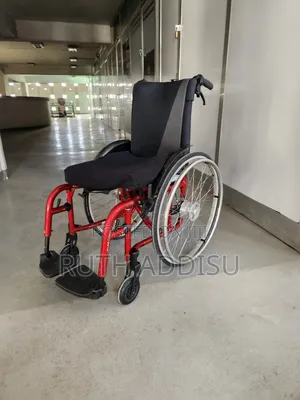 Portable Lightweight Wheelchair With Double Shock Heavy Duty Almunium