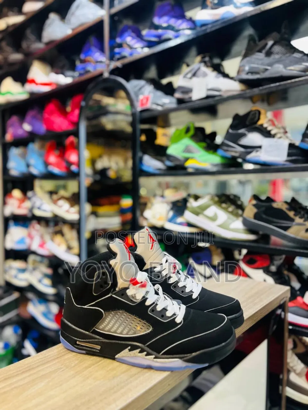 Air Jordan 5 Retro High Og Black"Metalic "Reimagined Fashion Boots