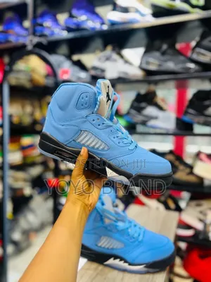 Nike Air Jordan 5 Retro High Og "Unc"University Blue Unisex Shoes