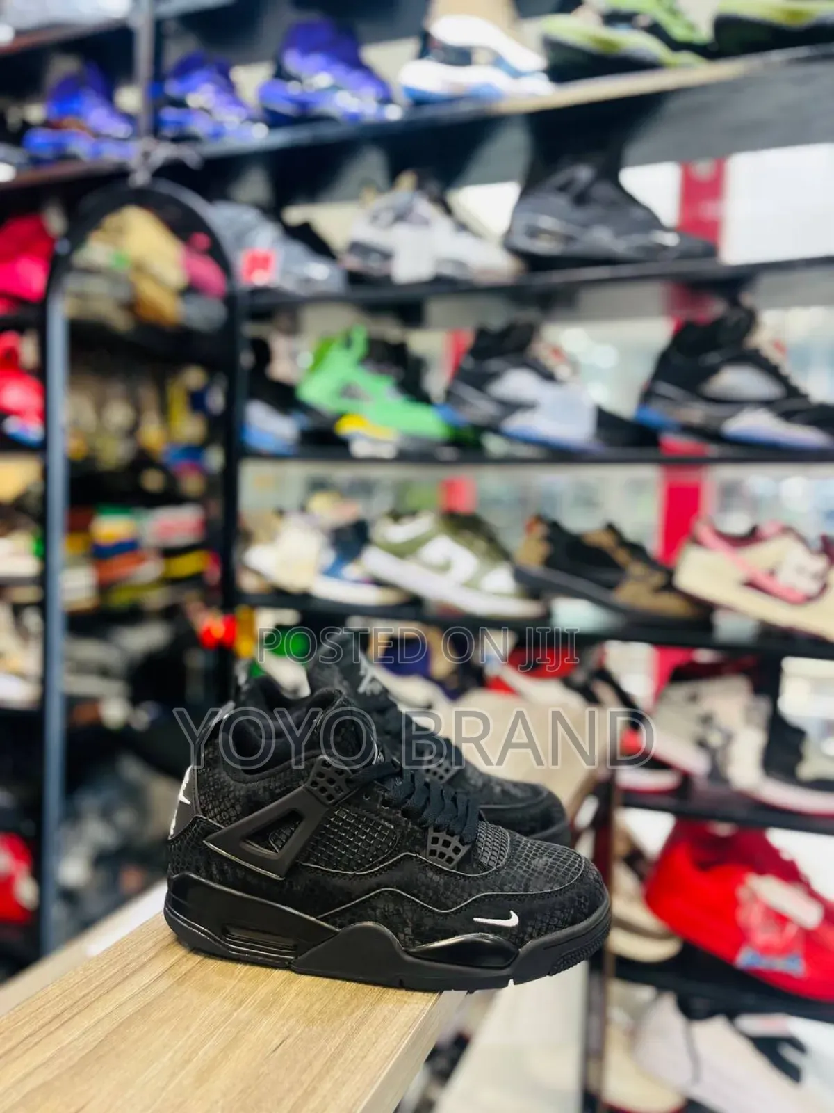 Nike Air Jordan 4 "Black Mamba"Unisex Fashion Sneaker