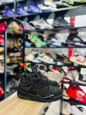 Nike Air Jordan 4 "Black Mamba"Unisex Fashion Sneaker