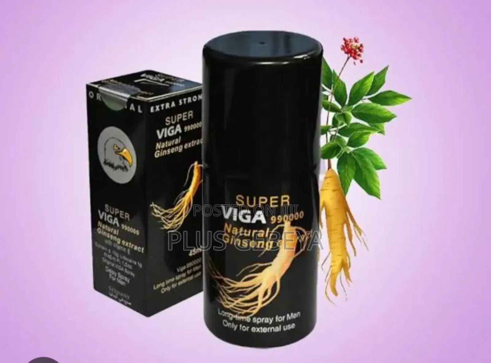 Original Super Viga 990,000 Natural Ginseng Delay Spray