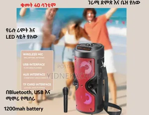 በቻርጅ የሚሰራ ብሉቱዝ ስፒከር