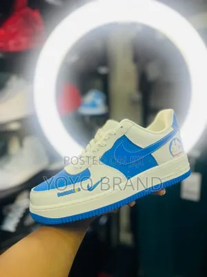 Nike Air Force 1coustom Collaboration Design Unisex Fashion Sneaker