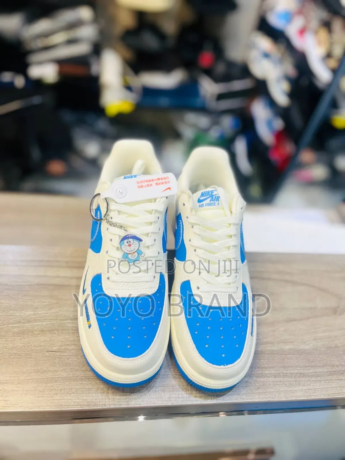 Nike Air Force 1coustom Collaboration Design Unisex Fashion Sneaker