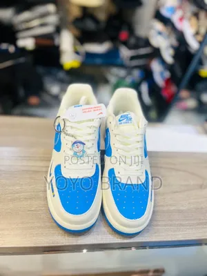 Nike Air Force 1coustom Collaboration Design Unisex Fashion Sneaker