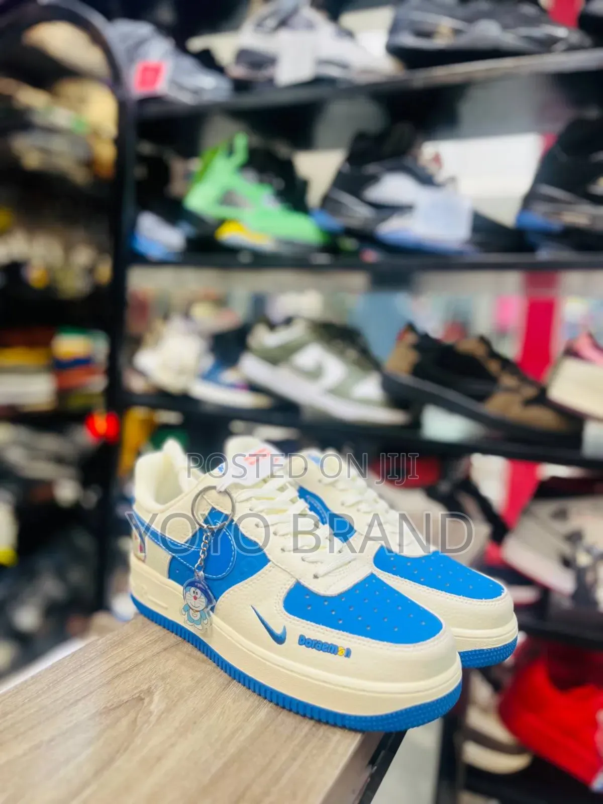 Nike Air Force 1coustom Collaboration Design Unisex Fashion Sneaker