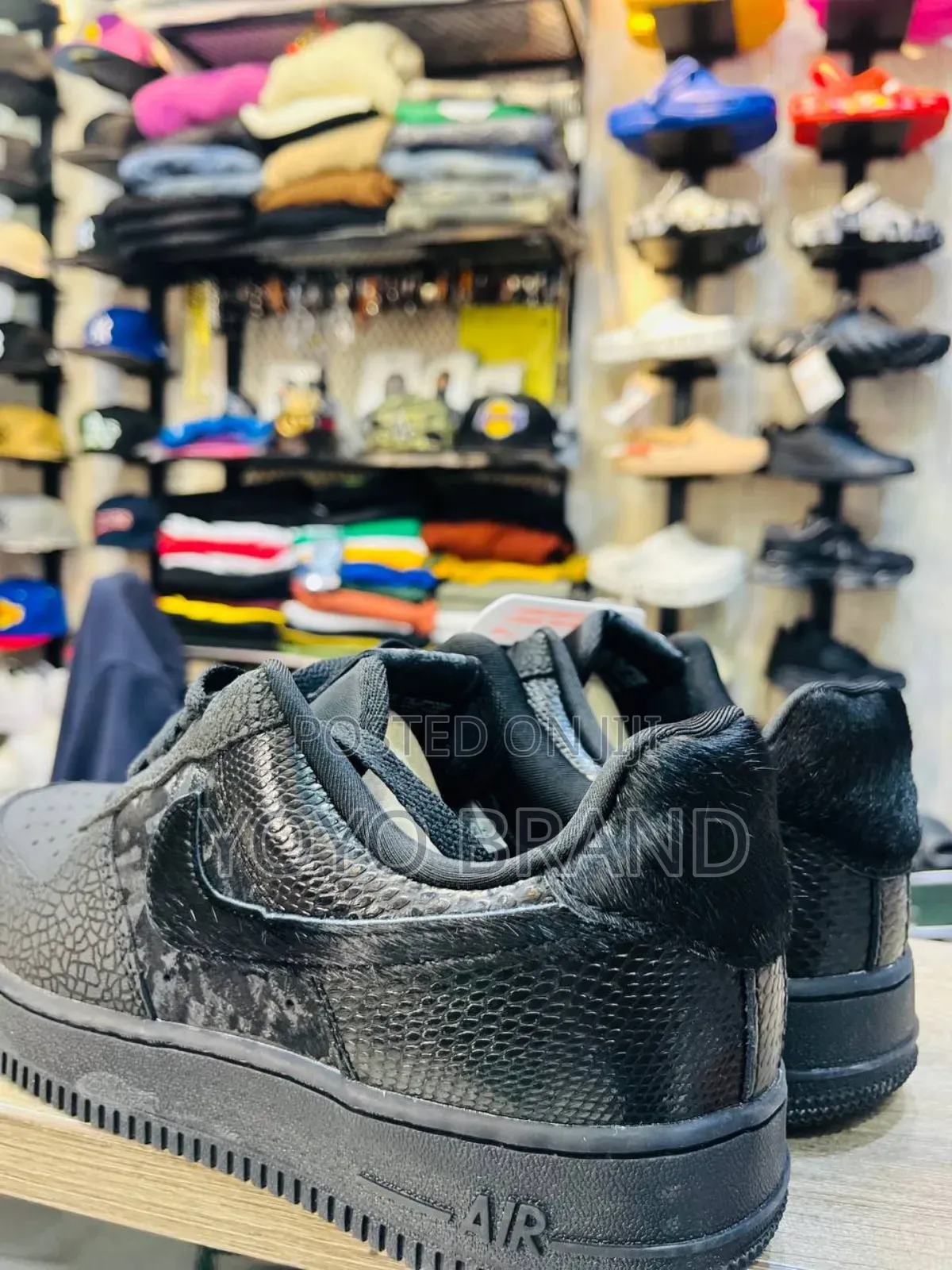 Nike Air Force 1low "Kobe Bryant "Forever Black/Mamba Black Shoes