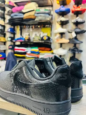 Nike Air Force 1low "Kobe Bryant "Forever Black/Mamba Black Shoes