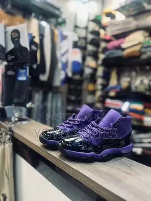 Nike Air Jordan 11retro Purple/Black Fashion Boots