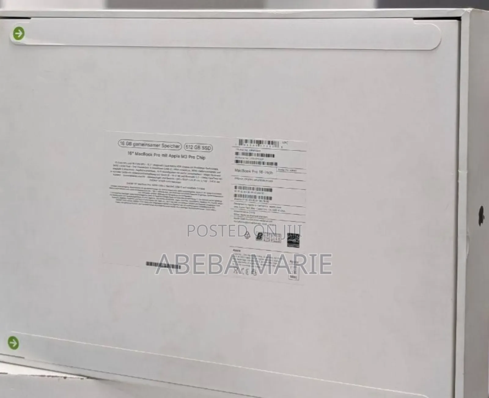 New Apple MacBook Pro 2023 M3 14-inch 36GB Apple M3 Pro SSD 512GB