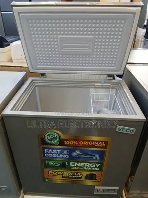 Seco Chest Freezer, Likely Available in Various 390 Liters.