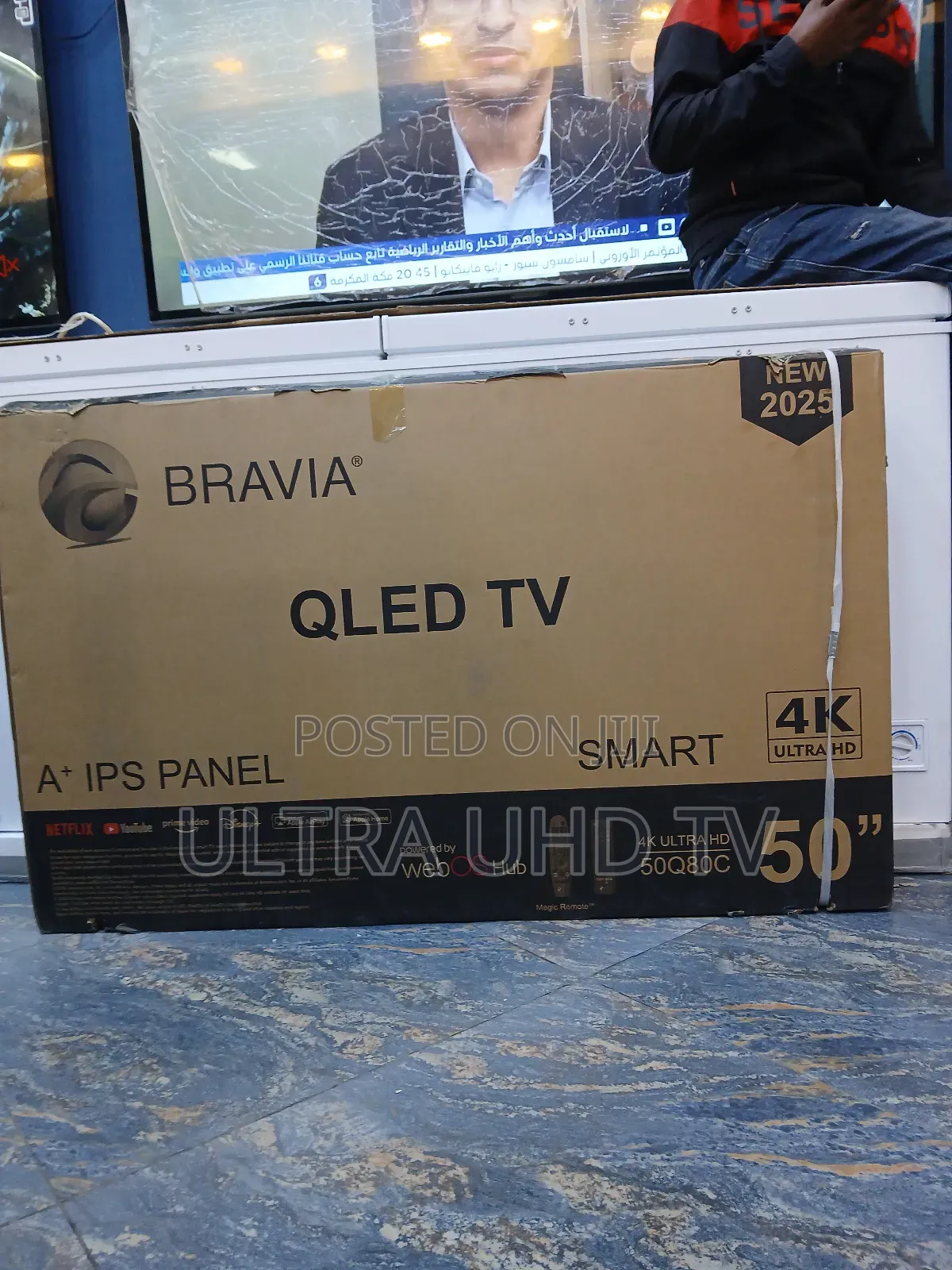 Bravia 50q80c Qled Tv. Technology Display: Features a Ultra Hd