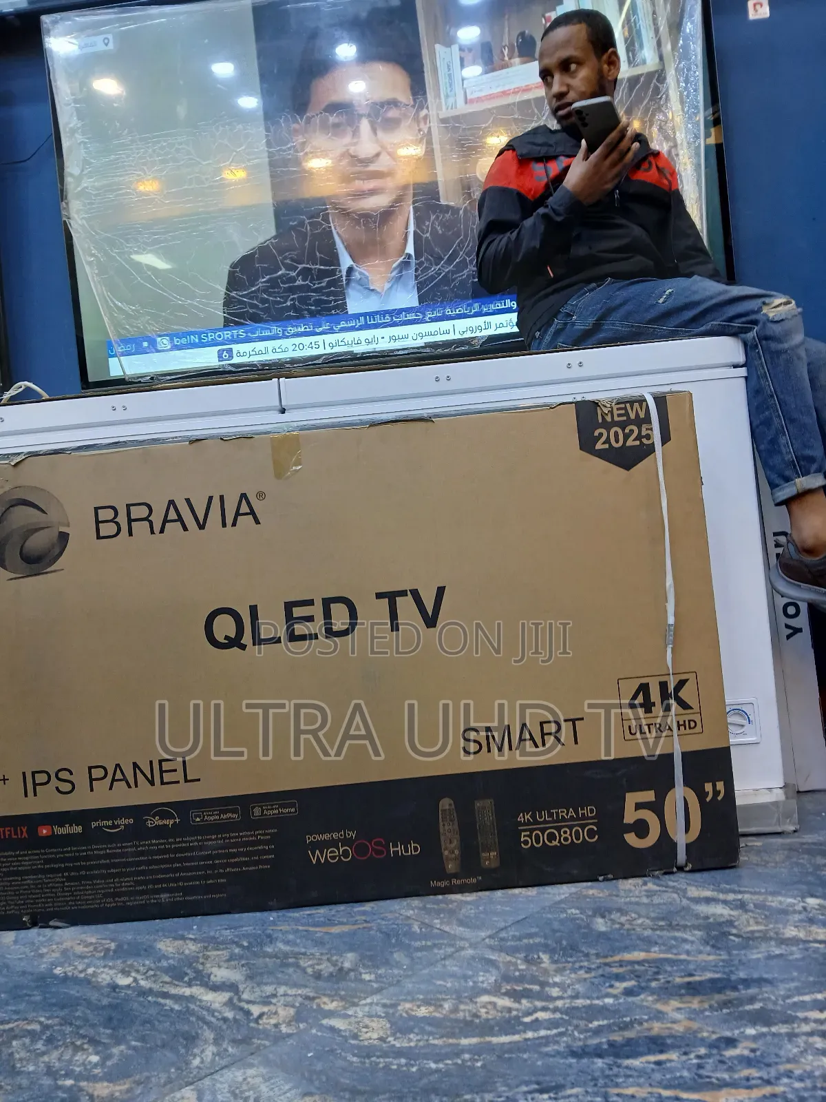 Bravia 50q80c Qled Tv. Technology Display: Features a Ultra Hd
