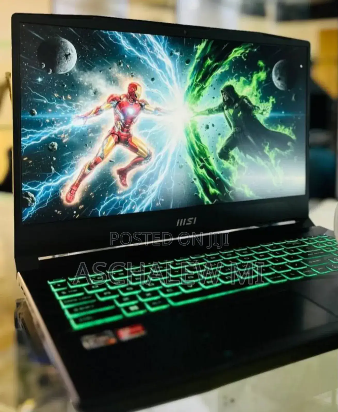New Laptop MSI 16GB AMD Ryzen 7 SSD 512GB